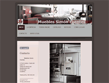 Tablet Screenshot of mueblessimonfuentes.com